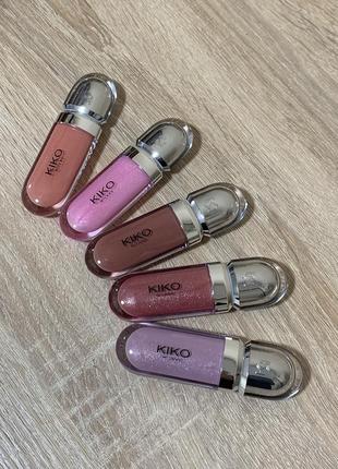 Блиск для губ 3d hydra lipgloss kiko