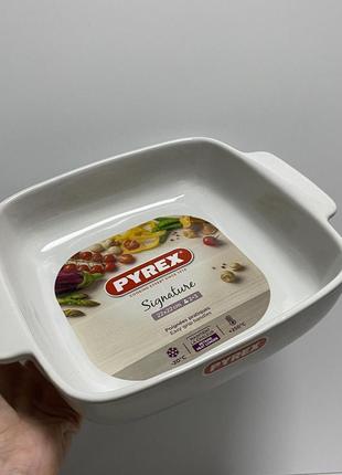 Форма керамическая для запекания 22*22 см pyrex signature sg22sr1/70463 фото