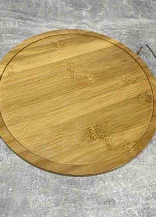 Менажниця порцелянова 4-секційна 28 см на підставці interos pj02043