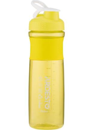 Пляшка для води smart bottle 1000 мл тритан жовта ardesto ar2204tz