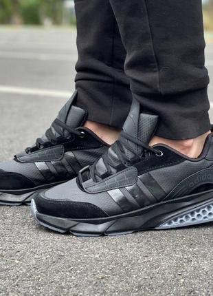 Топ продажу! кросівки чоловічі adidas black2 фото