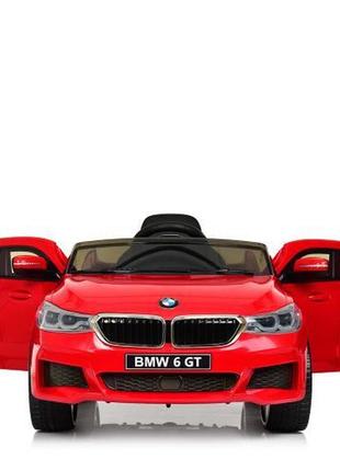 Детский электромобиль bmw 6 gt (красный цвет)5 фото