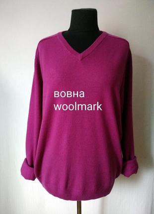 Шерстяной свитер премиум бренд m&s 100% шерсть