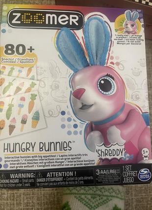 Spin master zoomer hungry bunnies shreddy2 фото