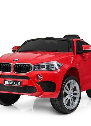 Детский электромобиль джип bmw x6 (красный цвет)