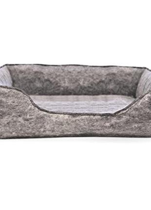 Лежак для котів k&h amazin` kitty lounge 43х33x7,6 см сірий (655199052059)
