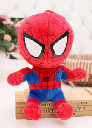 Мягкая плюшевая игрушка супергерои марвел 30 см - спайдермен (чиби) - человек паук2 фото