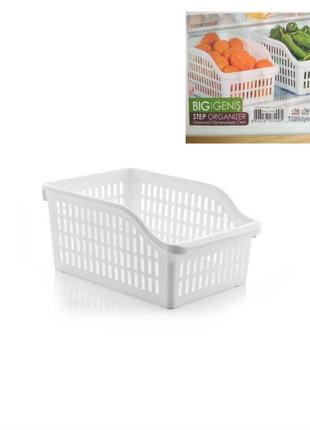 Лоток у холодильник 20 х 30 х 14 см широкий dunya plastik 07400