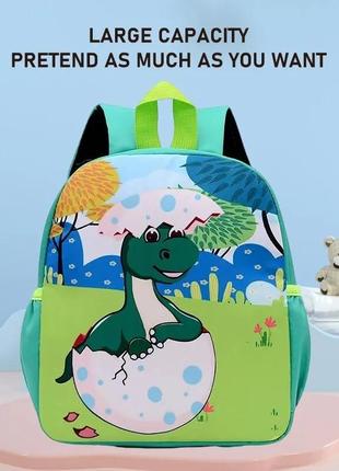 Рюкзак детский, рюкзачок детский динозаврик, наплечник2 фото