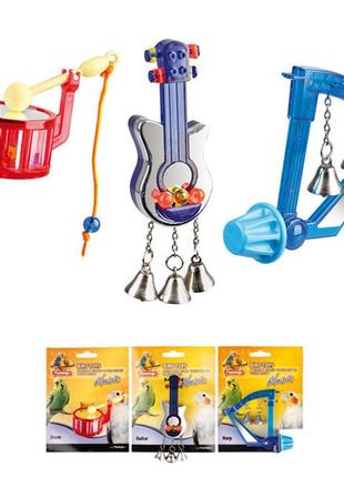 Игрушка для птиц flamingo bird toy music музыкальный инструмент с колокольчиками 8 см (5411290162050)