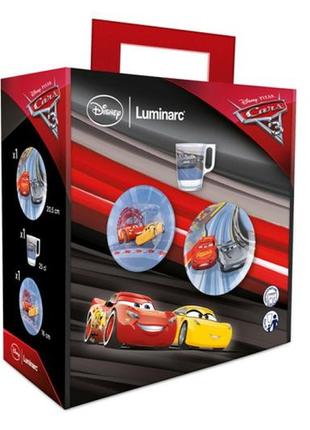 Набор детский luminarc disney cars 3 предмета 5280 lum2 фото