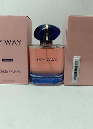 Lux женский парфюм giorgio armani my way intense (май вей интенс) 90 мл