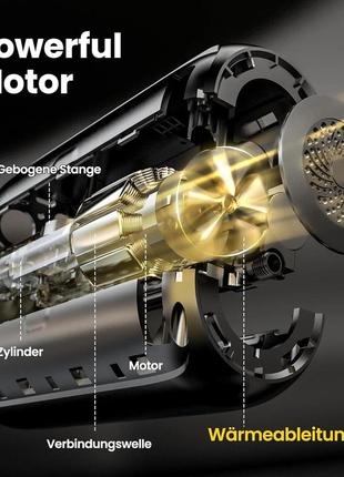 Велосипедний насос xiazir i50psi електричний чорний6 фото