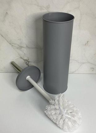 Ерж-комплект для унитаза металлический feniks tuba e00/3643 серый