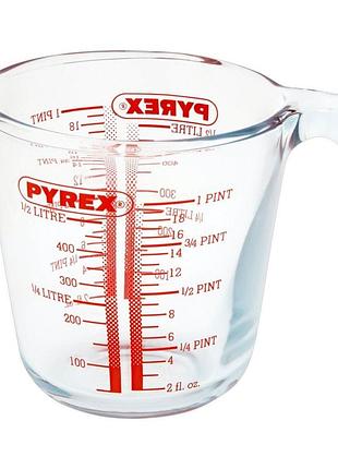 Мерный стакан стеклянный pyrex classic 0.5 л 263b000