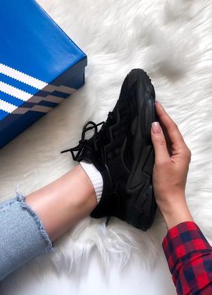 Кроссовки adidas ozweego  adipren  black кросівки4 фото