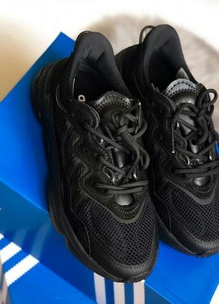 Кроссовки adidas ozweego  adipren  black кросівки6 фото