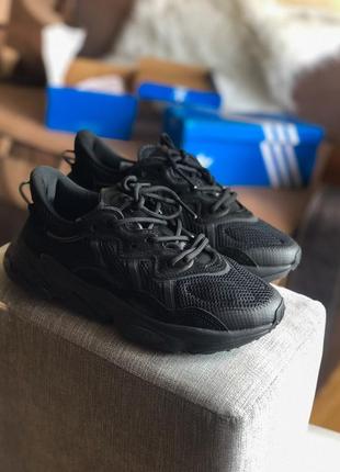 Кроссовки adidas ozweego  adipren  black кросівки8 фото