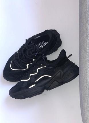 Кроссовки adidas ozweego  adipren  black кросівки10 фото
