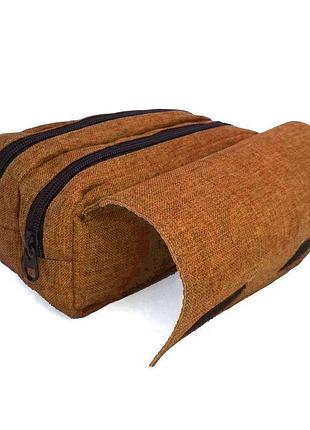 Школьный пенал бравл старс органайзер универсальный (brawl stars - 0040) оранжевый