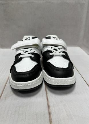 Детские кроссовки jong golf dc shoes white  белые/черные р31-356 фото