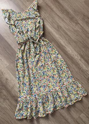Красивое платье в цветочный принт f&amp;f5 фото