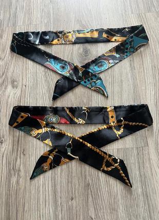 Лента твилли на сумку в волосы аксессуар hermes