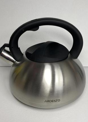 Чайник із неіржавкої сталі 3 л ardesto gemini ar1950ks2 фото