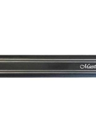 Планка магнитная для ножей 38*5 см черная maestro mr-1441-38