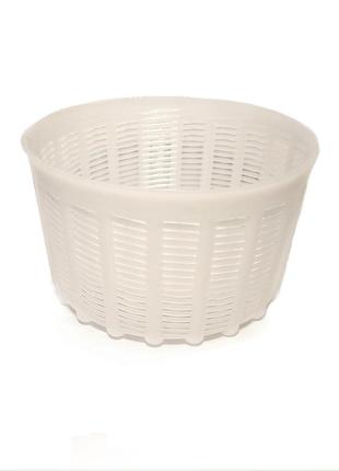 Форма для сиру кругла d-15,5 х 14,5, h-8,5 см 1,2 кг пластикова консенсус