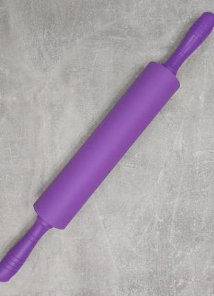 Скалка для розкочування тіста a-plus 45 см фіолетова 4545