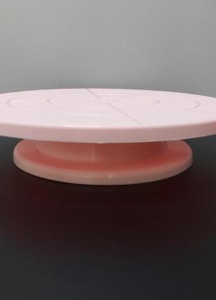 Підставка для торта поворотна a-plus d-32 персикова (49 к)1 фото