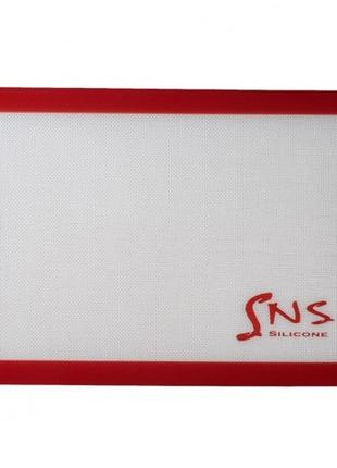 Силіконовий килимок sns для випікання запікання білий 40 х 30 см 1501-hh
