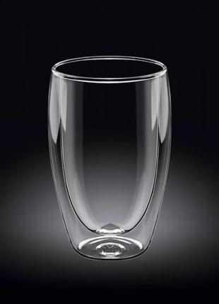 Склянка 400 мл wilmax thermo з подвійним дном 888734 wl1 фото