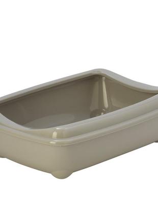 Туалет для кішок moderna arist o-tray з бортиком 50х38х14 см сірий (5412087192144)