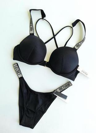 Купальник двойной пушап victoria's secret виктория сикрет оригинал