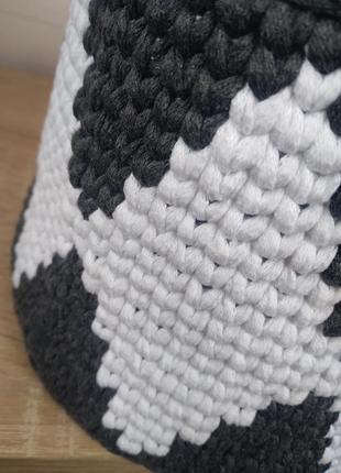 Кошик в'язаний круглий2 фото