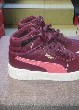 Кросівки дитячі puma carina 2.0 mid wtr jr 1482823 фото