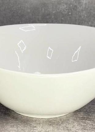 Салатник для конфет, орехов фарфоровый гладкий 20,7 см tudor tu0002-1