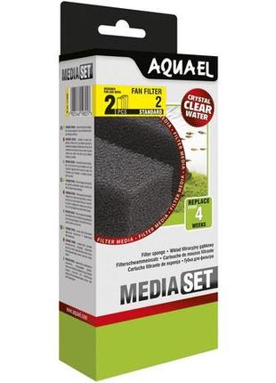 Губка aquael media set standard для внутрішнього фільтра fan-2 plus 2 шт. (5905546198257)