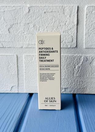 Allies of skin крем для лица peptides &amp; antioxidants firming day treatment ( мини версия) 12мл2 фото