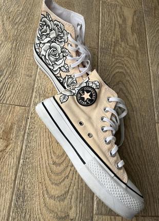 Трендовые кеды converse platform! оригинал7 фото