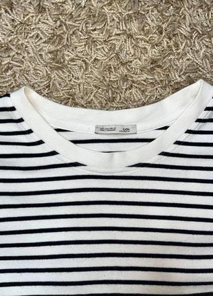 Кофта в полоску zara 7