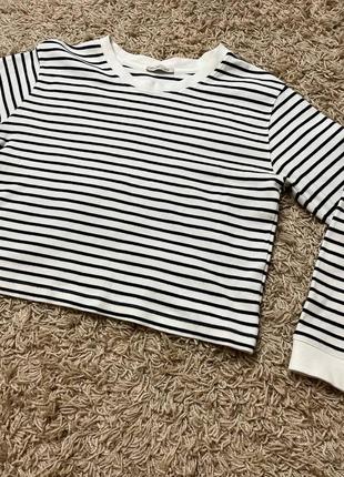 Кофта в полоску zara 6