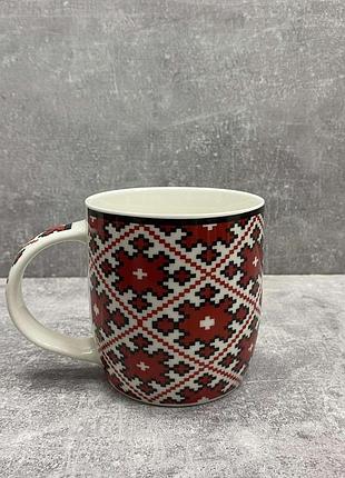 Чашка порцелянова вишиванка 360 мл 2183-1