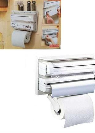 Держатель кухонный triple paper dispenser 3 в 1 a-plus 58211 фото