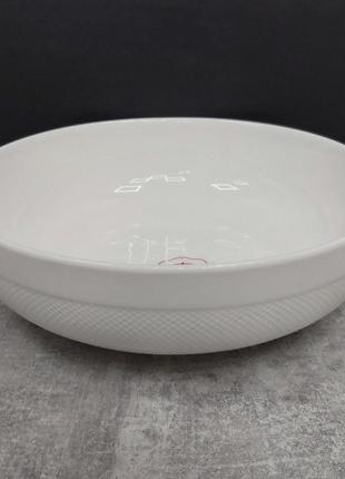 Салатник interos tudor tu1055 сітка порцелянова 21 см