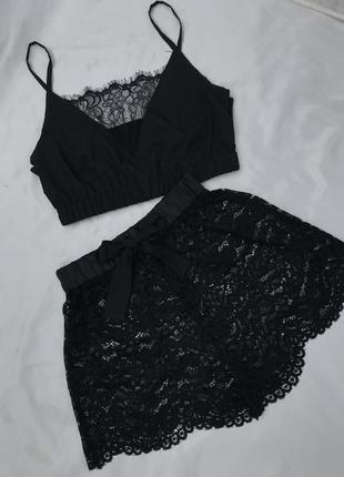 Піжама з шортами,можно комплект ,хенд мейд