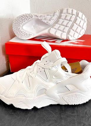 Кроссовки nike air huarache craft white (белые)9 фото