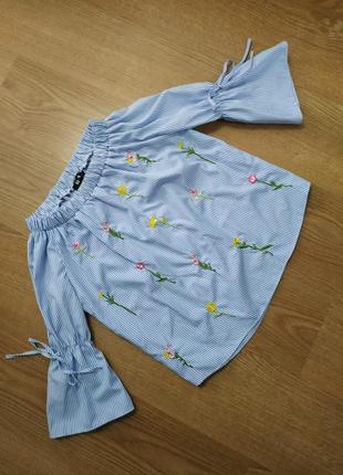 Блуза с вышивкой